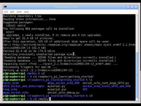 How to eject a USB flash drive from a Raspberry Pi using the command line -  YouTube