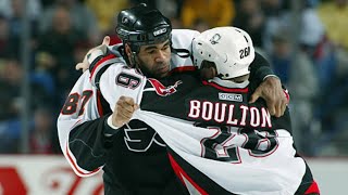 Donald Brashear vs. Eric Boulton rivalry (all 3 rounds)