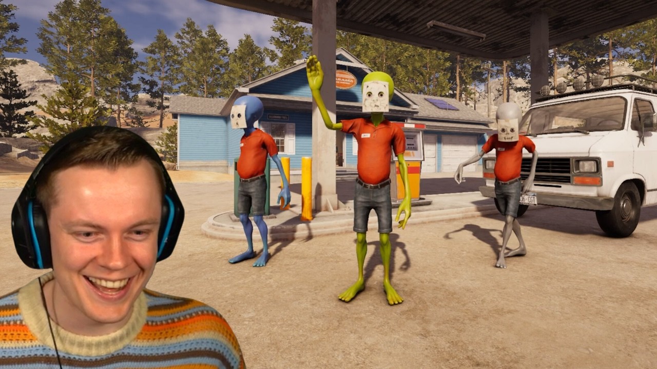 We Are Aliens Pretending to Be Humans Working at a Gas Station - Roadside Research