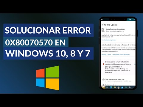Cómo solucionar o corregir el error 0x80070570 en WINDOWS 10, 8 y 7 ¿Cuál es este error?