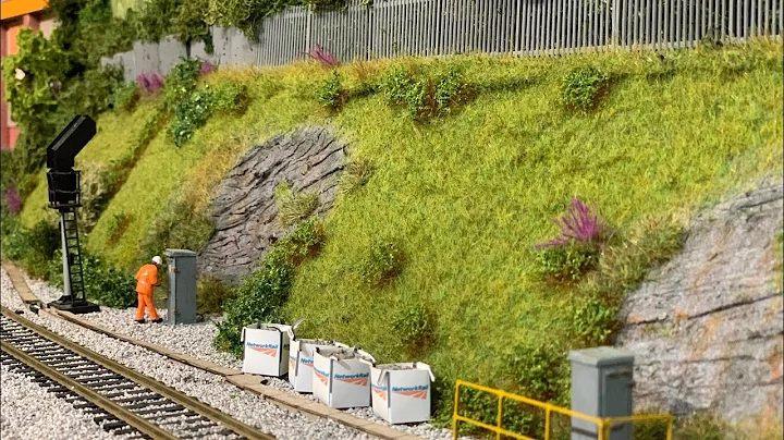 How to make embankments and scenery using static grass and bushes