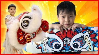 Daily LION DANCE Routine! Training with friends！What's the Surprise Lion Dance Skateboard Unboxing?🎁