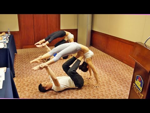 팀 아클로우(Team.ACLOW) 아크로요가 공연-<strong>1th</strong> MYPC 2017