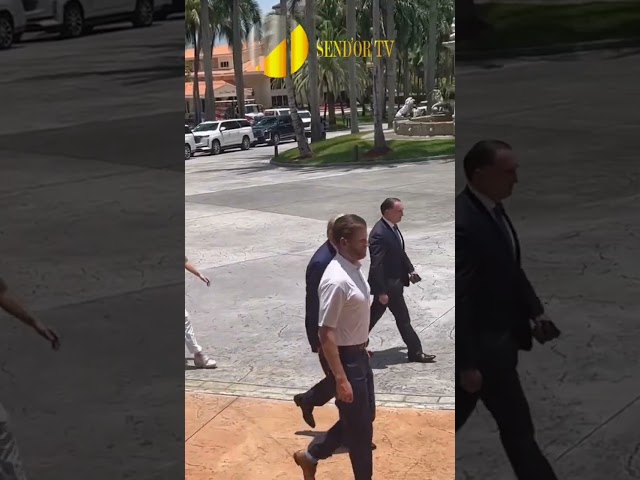 President Donald J. Trump's Patriotic Stance on his way to Court in Miami #patriots #shorts #trump