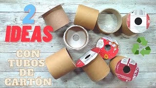 2 EASY IDEAS RECYCLING CARDBOARD TUBES: DON'T THROW THEM AWAY 😍MAKE HANDICRAFTS