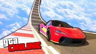 картинка: НЕРЕАЛЬНЫЕ ГОНКИ ПО САМОМУ БОЛЬШОМУ ВОЛРАЙДУ В НЕБЕ В GTA 5 ONLINE