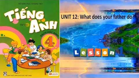 TIẾNG ANH 4. UNIT 12. WHAT DOES YOUR FATHER DO? - LESSON 1 (1-5)