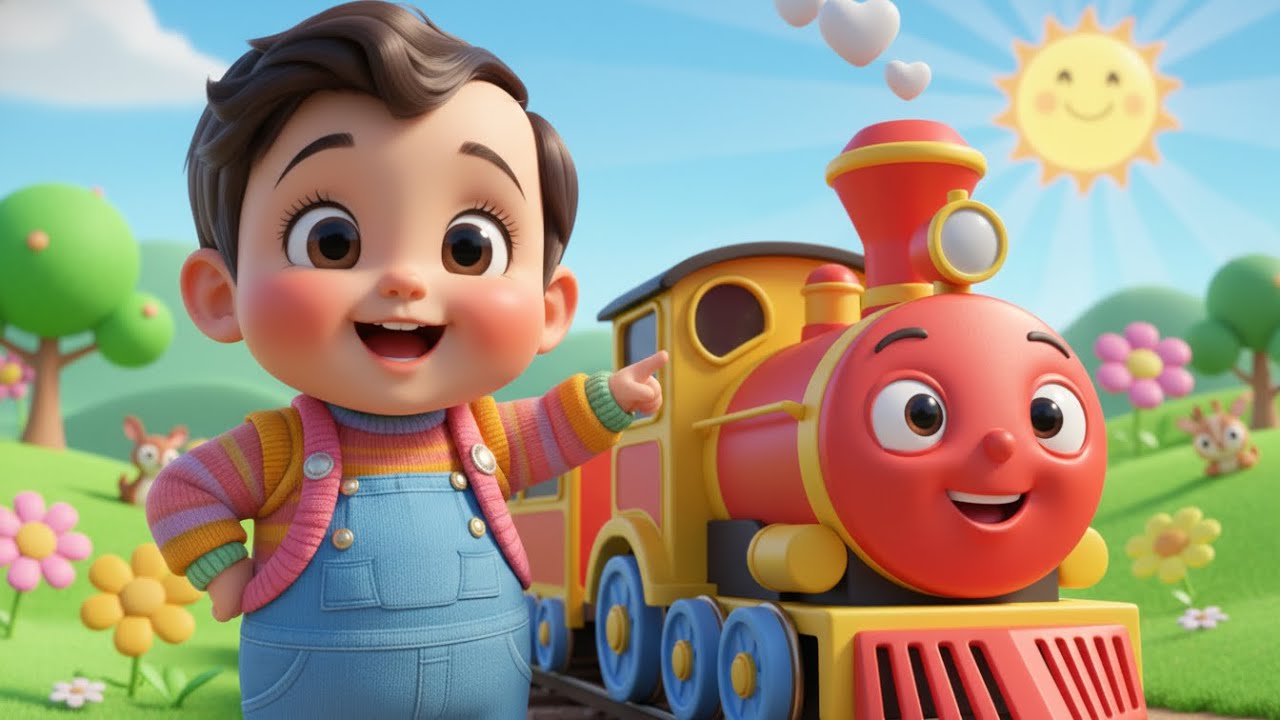 My First Train Rise My First Train Ride Choo Choo Song | Nursery Rhymes & Baby Songs for ...