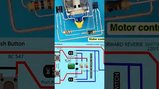 DIY Motor Polarity Reversing Circuit ⚡🔄#ElectronicsDIY #MotorControl #CircuitProject