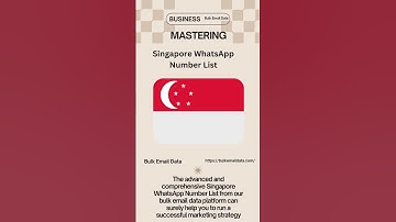 Singapore WhatsApp Number List   | Bulk Email Data