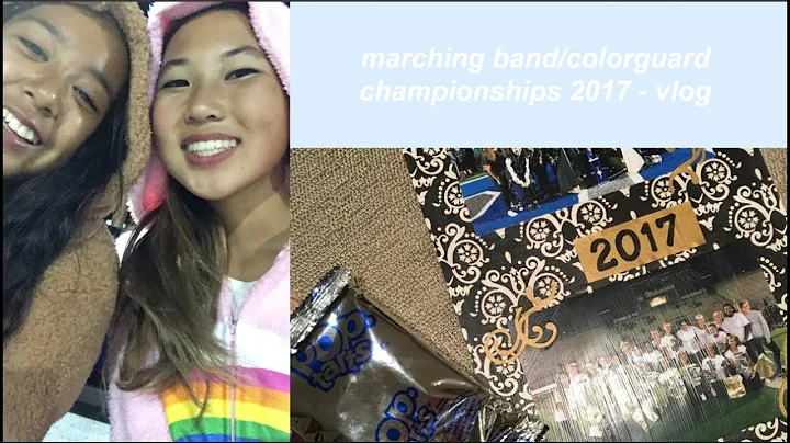 marching band/colorguard champs 2017 - vlog | Alis...