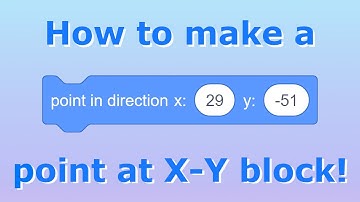 How to make a point at X Y block! Scratch Programming