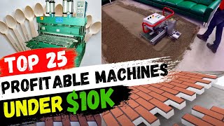 BEST BUSINESS MACHINES for mini production! Top 25 manufacturing business ideas 2024