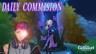 (Genshin Impact) Gerilya selesaikan comission【NIJISANJI ID】