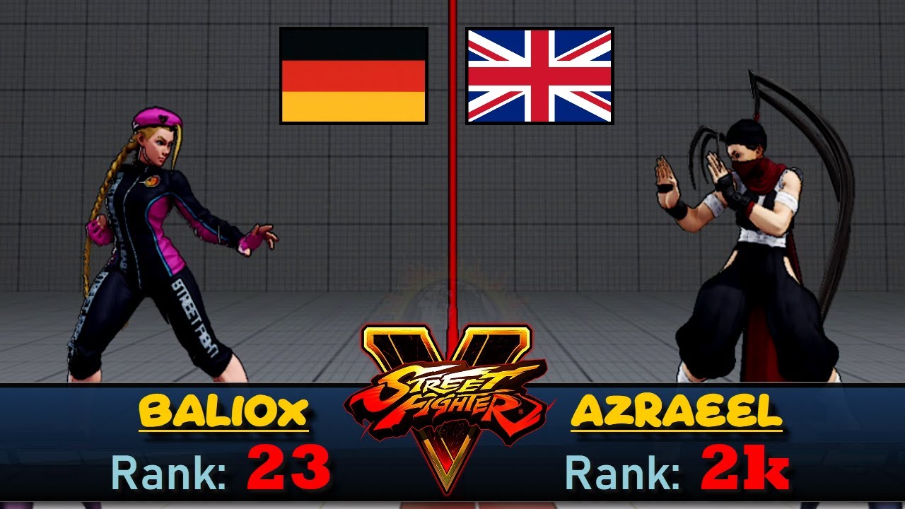 [TOP PLAYERS SF V CE FT2] Baliox (Ger) vs Azraeel (GBr) #sfv #sfvce ...