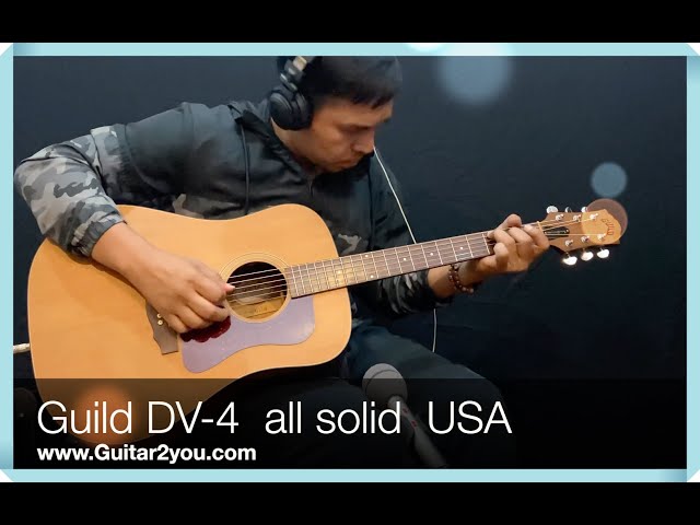 Guild DV-4 All Solid 1999 USA - YouTube