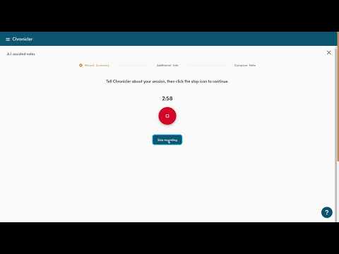 AI assisted notes in Chronicler (demo)