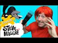 Coupe de cheveux amusante avec Steve and Maggie Français | Le français pour les enfants