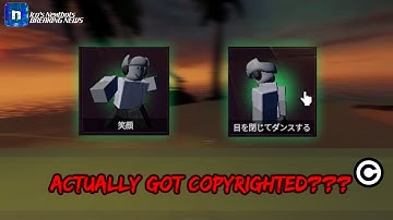 The emotes ACTUALLY got copyrighted??? //Nico