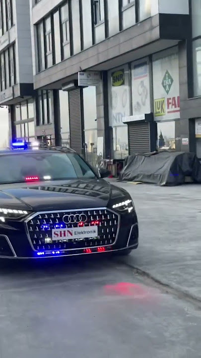 AudiA8 çakar lamba wireles SİREN animasyonlu çakar#shn#çakarsiren