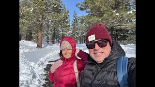 Walking to Mammoth Lake in a Snowstorm