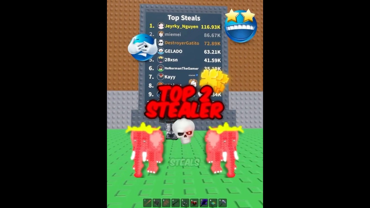 1v1 vs Guy With Top 2 MOST Steals on LEADERBOARD...  #roblox #stealabrainrot
