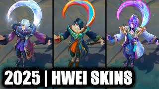 Celebrity ALL HWEI SKINS SPOTLIGHT 2025 | League of Legends Profile