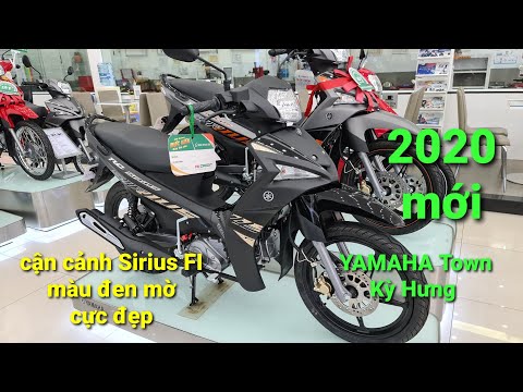 Yamaha Sirius RC FI 2020 màu đen mờ cực đẹp tại Town Yamaha Kỳ Hưng. Review Yamaha Sirius đen mờ...