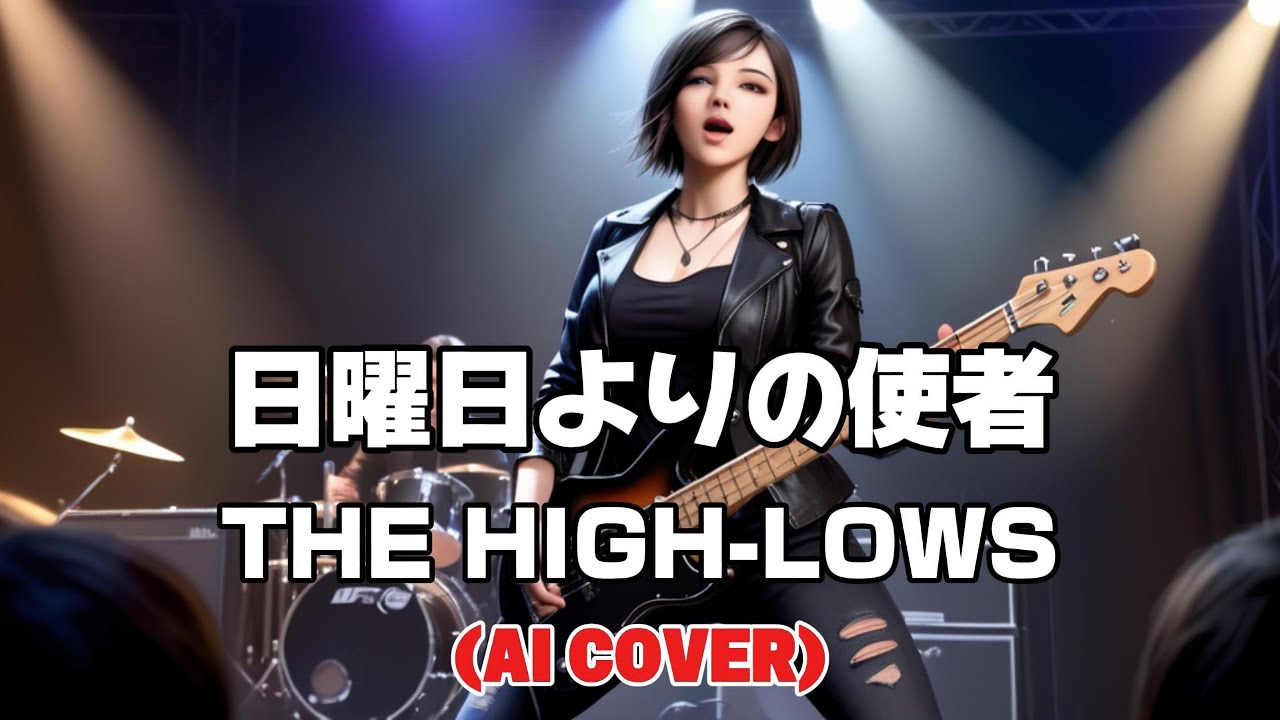 【Heavy Rock ver.】日曜日よりの使者 (Nichiyobi Yorino Shisya) / THE HIGH-LOWS (Female Vocal AI Cover)