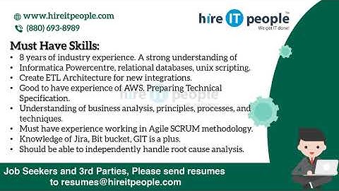 Data Management - Data Integration Jobs | Informatica Jobs, San Antonio, TX | Job ID 31400 |