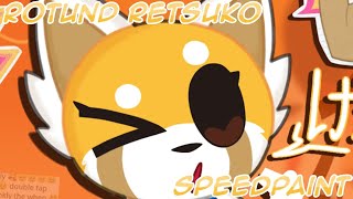 💢WEIGHT GAIN SPEEDPAINT - Rotund Retsuko🐾