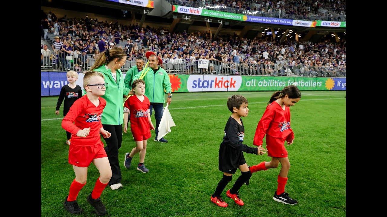 2025 Starkick half time takeover at Optus Stadium