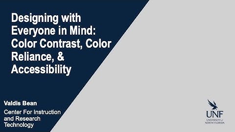 Designing with Everyone in Mind: Color Contrast, Color Reliance, & Accessibility