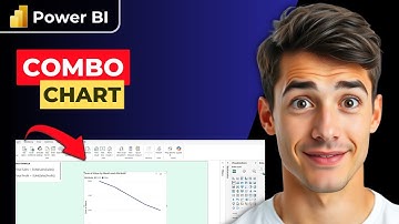 Hoe u een combinatiediagram maakt en een tweede meting toevoegt in Power BI (de eenvoudigste mani...