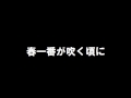 おニャン子クラブ「春一番が吹く頃に」歌ってみた