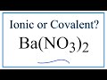 Barium Nitrate: Properties and Bonds