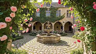 Soft Relaxing Music 🌸 A Quiet Garden Courtyard to Rest Your Mind screenshot 3