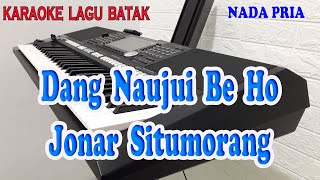 DANG NAUJUI BE HO ll KARAOKE BATAK ll JONAR SITUMORANG ll NADA PRIA BES=DO