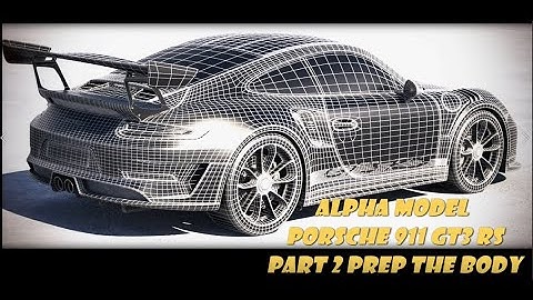 ALPHA MODEL PORSCHE 911 GT3 RS PART 2 THE BODY PREP