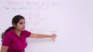 Class 12th – Transpose Property-1 | Matrices | Matrices | Tutorials Point