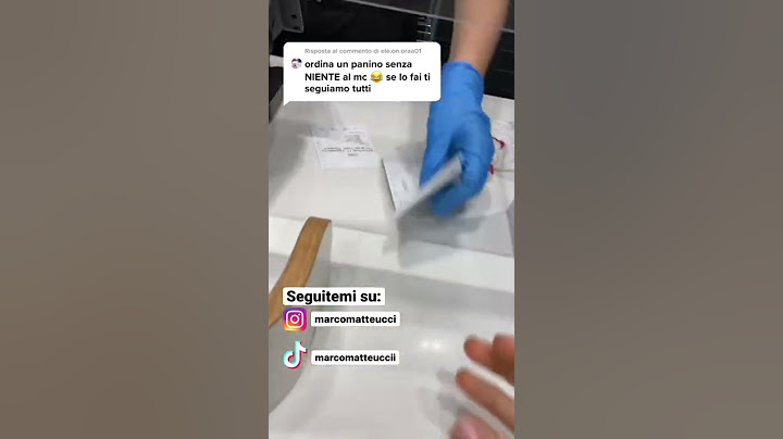 ORDINO un PANINO SENZA NIENTE al MC