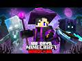 I Survived 100 Days as a DARK MAGE in Hardcore Minecraft