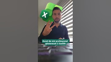 Excel’de sizi profesyonel gösterecek 3 özellik #excel751 #excel