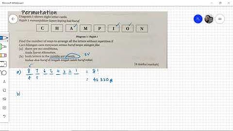 Permutation Question (Items that must be side by side)