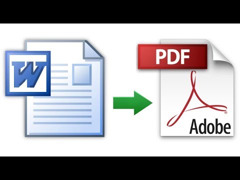 Video: 3 Cara Menukar Fail Ke PDF