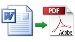 Cara Mengubah File Word ke PDF - Durasi: 4.48. 