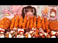 【大食い】タルタルチキンカツ海老フライ【ASMR】