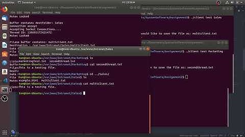 Multi-threaded Client/Server File Transfer system