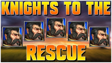 Knights To The Rescue! | WC3 | Grubby