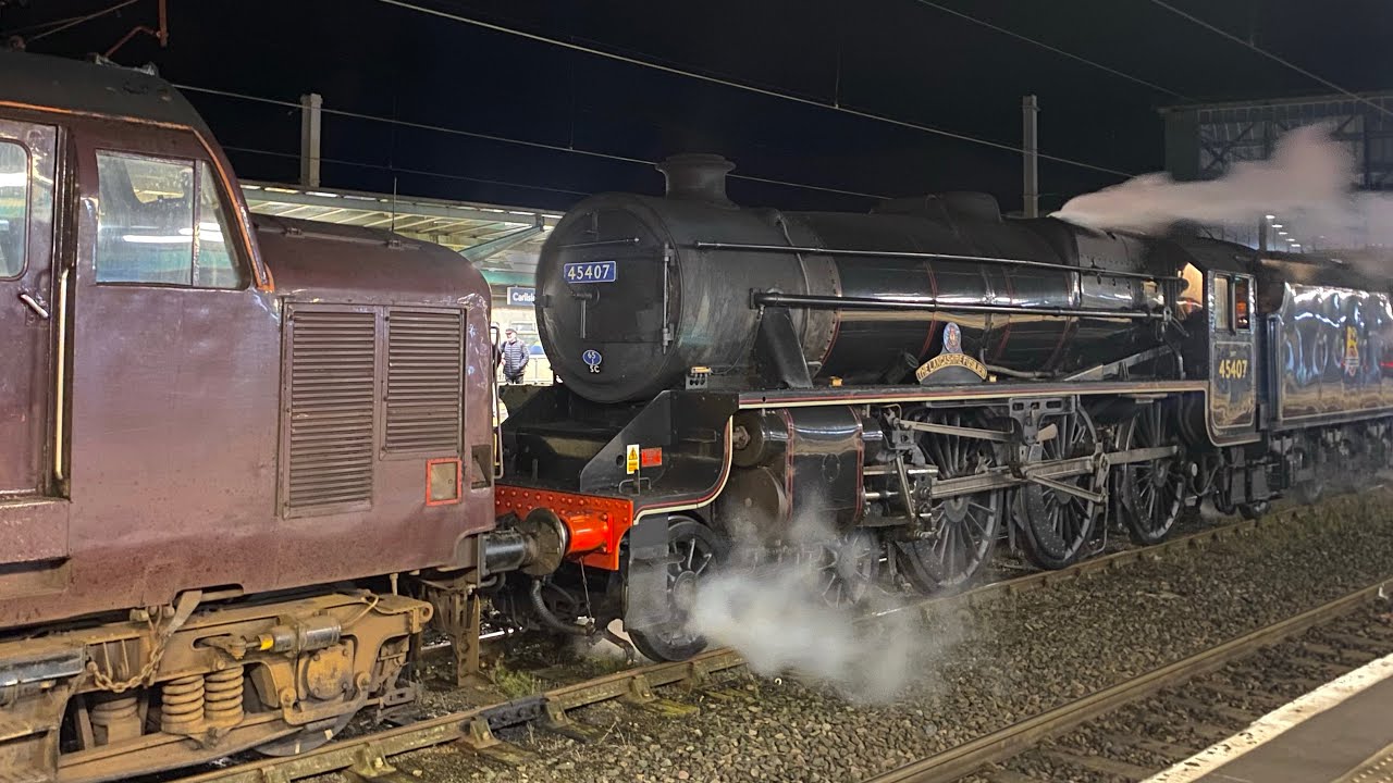 BLACK 5 & Class 37 COMBO Heading Back To BASE With The JACOBITE + The HIGHLAND PULLMAN! | 27/10/24.